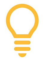 Light bulb icon for The Critical Riddle challenge