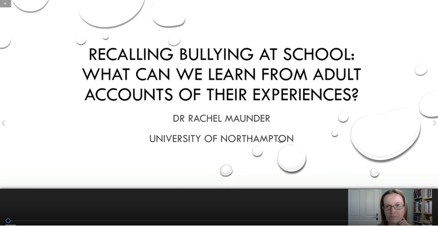Adult recollections of bullying